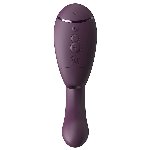 Подвійний вакуумний кліторальний стимулятор з вібрацією Womanizer Next Duo - Dark Purple - мініатюра 7