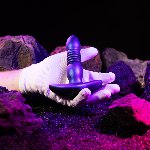 Анальна пробка з вібрацією та пульсацією Hueman - Supernova Thrusting Buttplug - мініатюра 10
