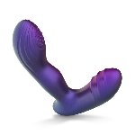 Анальна вібропробка з пульсацією Hueman - Galaxy Tapping Buttplug - мініатюра 4