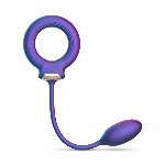 Ерекційне віброкільце з віброяйцем Hueman - Eclipse Anal Vibrator - мініатюра 2
