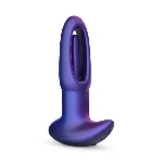 Анальна пробка з віброязичком Hueman - Voyager Butt Plug With Tapping - мініатюра 1