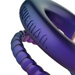 Ерекційне віброкільце Hueman - Jupiter Vibrating Cock and Ball Ring - мініатюра 4