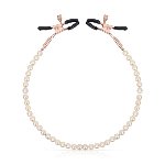 Затискачі для сосків з перлинним ланцюжком Rosy Gold - Nipple Clamps Pearls - мініатюра 5
