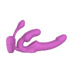 Безремінний страпон с анальною вставкою Teazers Strapless Strap-On with Anal Plug - мініатюра 3