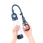 Вакуумна помпа для пеніса Boners Penispump With Pressure Gauge - мініатюра 1