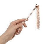 Лоскітка з металевим флогером Rosy Gold - Feather Tickler & Whip - мініатюра 6