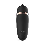 Мінівібратор з язичком Rosy Gold - Vibrating & Licking Dual Stimulator - мініатюра 3