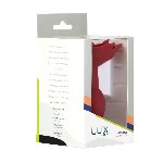 Силіконова анальна пробка Lux Active с розой - Red Rose Silicone Anal Plug - мініатюра 6