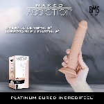 Фалоімітатор з ротацією та пульсацією Naked ADDICTION 8″ Rotating & Thrusting Dong - Vanilla - мініатюра 16