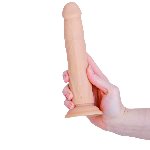 Фалоімітатор з ротацією та пульсацією Naked ADDICTION 8″ Rotating & Thrusting Dong - Vanilla - мініатюра 6