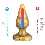 Анальна пробка SilexD Fantasy - Goldy M Plug - мініатюра 3
