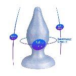 Анальна пробка SilexD Fantasy - Diamond M Plug - мініатюра 4