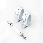 Наручники Feral Feelings - Hand Restraints White, натуральна шкіра - мініатюра 1