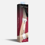 Поножі Feral Feelings - Ankle Restraints White, натуральна шкіра - мініатюра 2