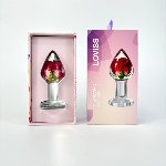 Розкішна анальна пробка Loviss Rose Anal Plug зі справжньою трояндою всередині - мініатюра 8