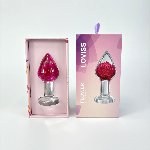 Розкішна анальна пробка Loviss Gomphrena Globosa Anal Plug зі справжнім амарантом усередині - мініатюра 10