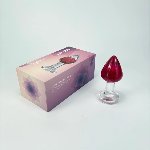 Розкішна анальна пробка Loviss Gomphrena Globosa Anal Plug зі справжнім амарантом усередині - мініатюра 6