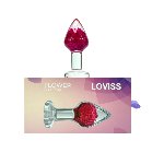 Розкішна анальна пробка Loviss Gomphrena Globosa Anal Plug зі справжнім амарантом усередині - мініатюра 2