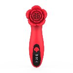 Розкішний вібратор для клітора Loviss Tona Rose Vibrator, у вигляді троянди, 9 режимів - мініатюра 2