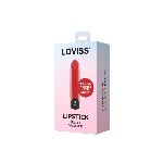 Віброкуля-помада Loviss Lipstick Bullet Vibrator, 9 режимів, перезаряджувана - мініатюра 5