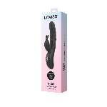 Вібратор-кролик з пульсацією Loviss Nico Thrusting Rabbit Vibrator, 9 режимів, подвійний відросток - мініатюра 7