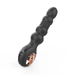 Анальний вібратор з пульсацією Loviss Thor Thrusting Anal Plug, 2 мотори - мініатюра 1