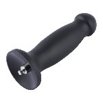 Силіконовий фалоімітатор для секс-машин Hismith 7.2" Black Silicone Anal Dildo, система KlicLok - мініатюра 7