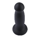 Силіконовий фалоімітатор для секс-машин Hismith 7.2" Black Silicone Anal Dildo, система KlicLok - мініатюра 2