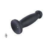 Силіконовий фалоімітатор для секс-машин Hismith 7.2" Black Silicone Anal Dildo, система KlicLok - мініатюра 9