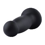 Силіконовий фалоімітатор для секс-машин Hismith 7.2" Black Silicone Anal Dildo, система KlicLok - мініатюра 6