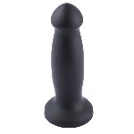 Силіконовий фалоімітатор для секс-машин Hismith 7.2" Black Silicone Anal Dildo, система KlicLok - мініатюра 4