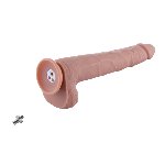 Фалоімітатор 11.8″ з вібрацією для секс-машин Hismith Silicone Dildo with Vibe, KlicLok, пульт ДК - мініатюра 7