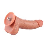 Фалоімітатор для секс-машин Hismith 8.25" Dual-density dildo with veins, система KlicLok - мініатюра 10
