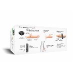 Вібронасадка для страпону з вакуумною стимуляцією Strap-On-Me Multi Orgasm Realistic Dildo M Vanilla - мініатюра 8