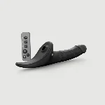 Вібронасадка для страпону з вакуумною стимуляцією Strap-On-Me Multi Orgasm Realistic Dildo L Black - мініатюра 1