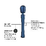 Вібромасажер MAN.WAND EDGY Stellar Blue - мініатюра 4