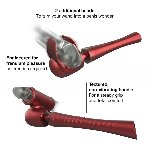 Вібромасажер MAN.WAND EDGY Velvet Red - мініатюра 3