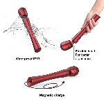 Вібромасажер MAN.WAND EDGY Velvet Red - мініатюра 2
