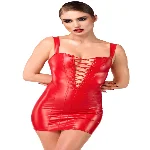 Сукня Noir Handmade F364 Bombshell Lace-Up Mini Dress Red M - мініатюра 1