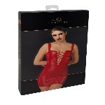 Сукня Noir Handmade F364 Bombshell Lace-Up Mini Dress Red M - мініатюра 8