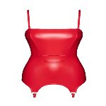 Корсет із підв'язками для панчіх Noir Handmade F368 Bombshell Fierce Corset-belt Red XS - мініатюра 9