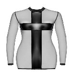 Сукня Noir Handmade F369 Crossfire Mesh & Wetlook Mini dress XL - мініатюра 5