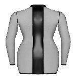 Сукня Noir Handmade F369 Crossfire Mesh & Wetlook Mini dress XL - мініатюра 6