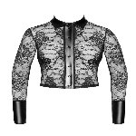 Блуза Noir Handmade F377 Noirelle Lace Button-up Shirt M - мініатюра 5