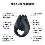 Вібратор на палець та ерекційне кільце 2в1 Satisfyer Perfect Pair 1 - мініатюра 6