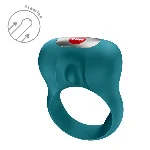 Ерекційне віброкільце Fun Factory Steady Bottle Green - мініатюра 1