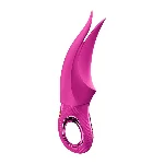Вібратор для клітора Fun Factory VOLTA Magenta, гнучкий подвійний кінчик - мініатюра 1