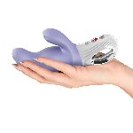 Вібратор-кролик Fun Factory MISS BI Purple, 2 незалежні мотори, діаметр 4,2 см - мініатюра 7