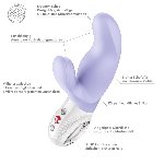 Вібратор-кролик Fun Factory MISS BI Purple, 2 незалежні мотори, діаметр 4,2 см - мініатюра 8