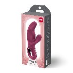 Вібратор-кролик Fun Factory MISS BI Wine Red, 2 незалежні мотори, діаметр 4,2 см - мініатюра 10